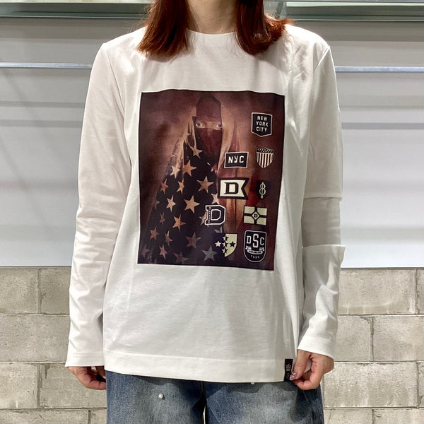 DOUBLE STANDARD CLOTHING ダブルスタンダードクロージング　DSC / スーピマコットン グラフィックTシャツ