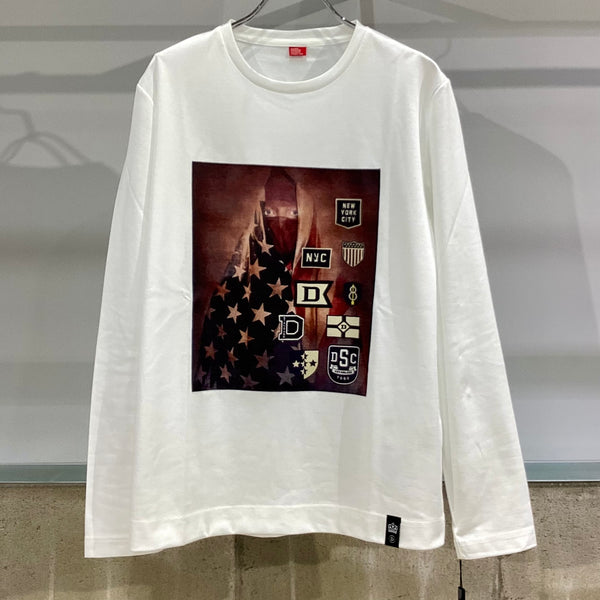 DOUBLE STANDARD CLOTHING ダブルスタンダードクロージング　DSC / スーピマコットン グラフィックTシャツ