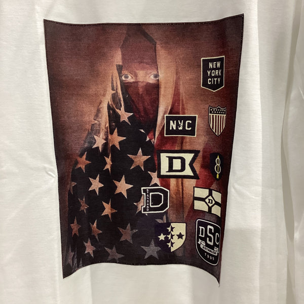 DOUBLE STANDARD CLOTHING ダブルスタンダードクロージング　DSC / スーピマコットン グラフィックTシャツ