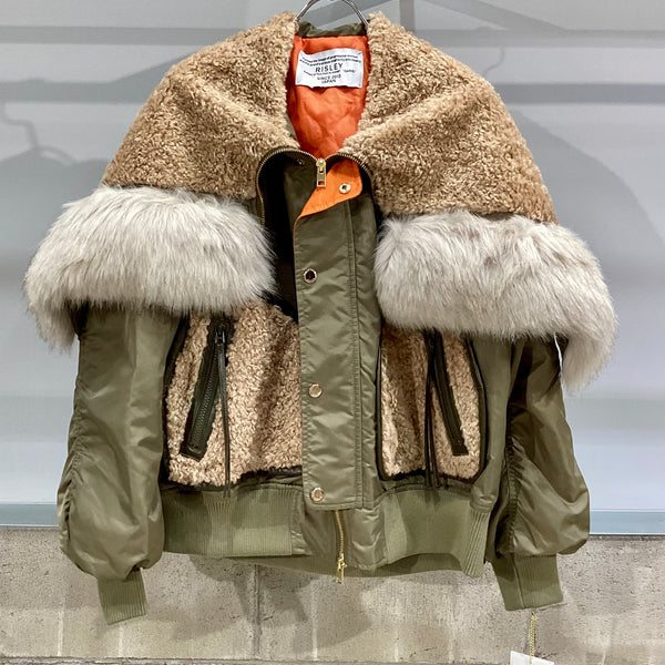 RISLEY/リズレイ　Big hoodie MA-1(ビッグフーディMA-1)