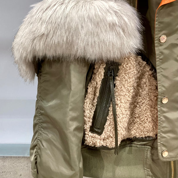 RISLEY/リズレイ　Big hoodie MA-1(ビッグフーディMA-1)