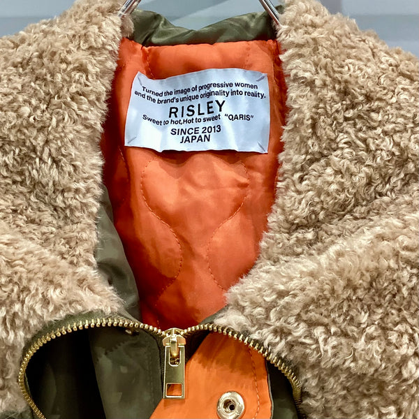 RISLEY/リズレイ　Big hoodie MA-1(ビッグフーディMA-1)