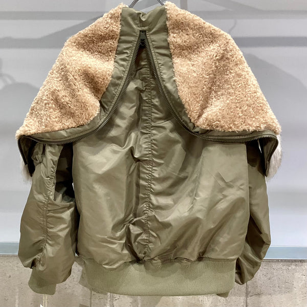 RISLEY/リズレイ　Big hoodie MA-1(ビッグフーディMA-1)