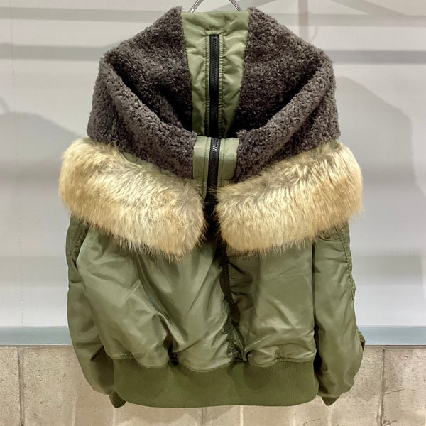 RISLEY/リズレイ　Big hoodie MA-1(ビッグフーディMA-1)