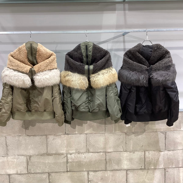 RISLEY/リズレイ　Big hoodie MA-1(ビッグフーディMA-1)