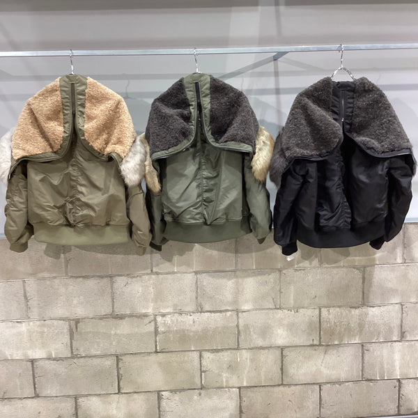 RISLEY/リズレイ　Big hoodie MA-1(ビッグフーディMA-1)