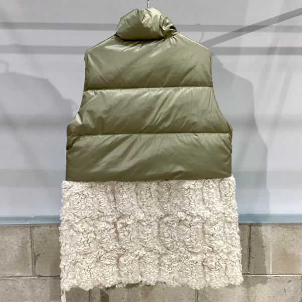 RISLEY/リズレイ　裾取外しダウンベスト