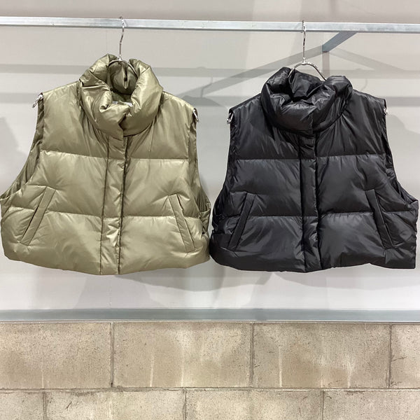 RISLEY/リズレイ　裾取外しダウンベスト