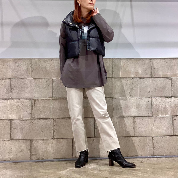 RISLEY/リズレイ　裾取外しダウンベスト