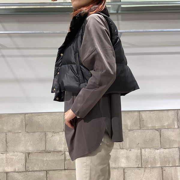 RISLEY/リズレイ　裾取外しダウンベスト