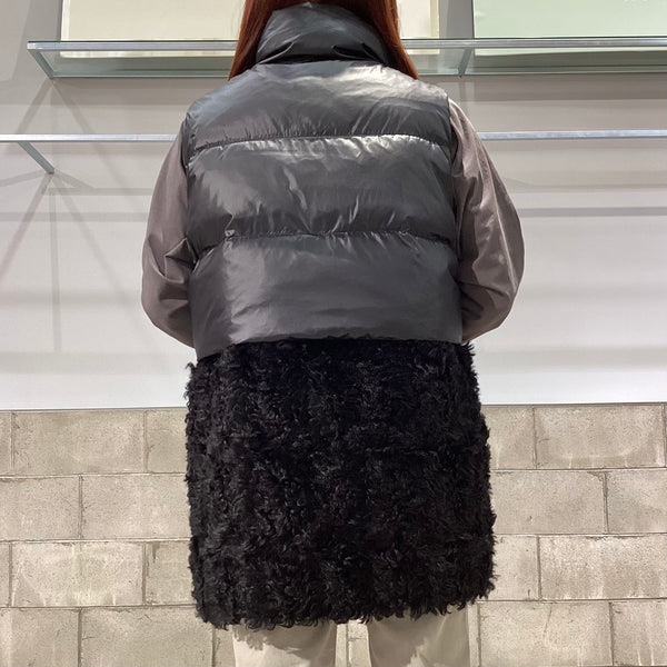 RISLEY/リズレイ　裾取外しダウンベスト