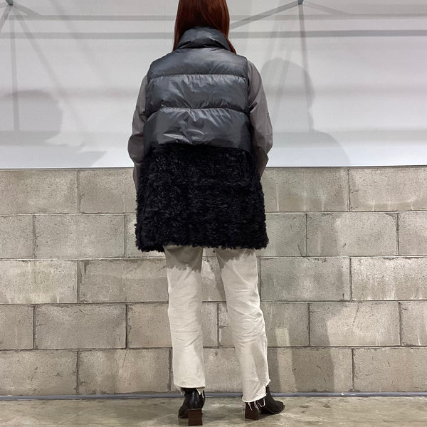 RISLEY/リズレイ　裾取外しダウンベスト