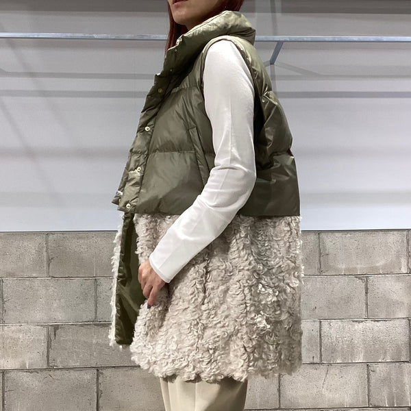 RISLEY/リズレイ　裾取外しダウンベスト