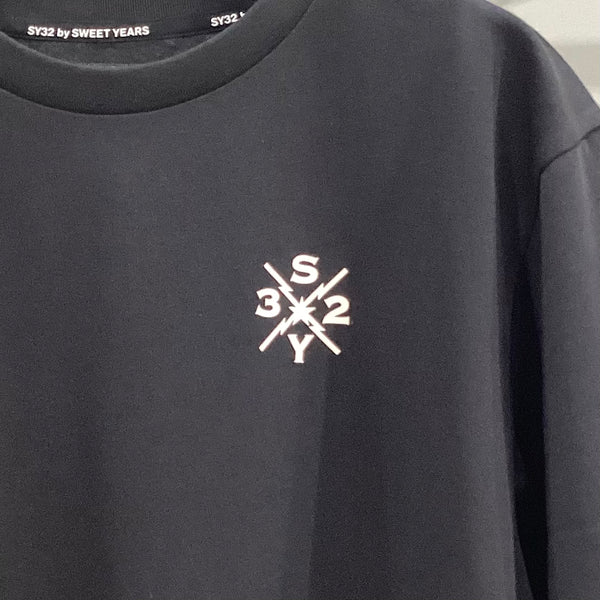 SY32 by SWEET YEARS/エスワイサーティーツーバイスウィートイヤーズ　BACK CIRCLE LOGO TEE