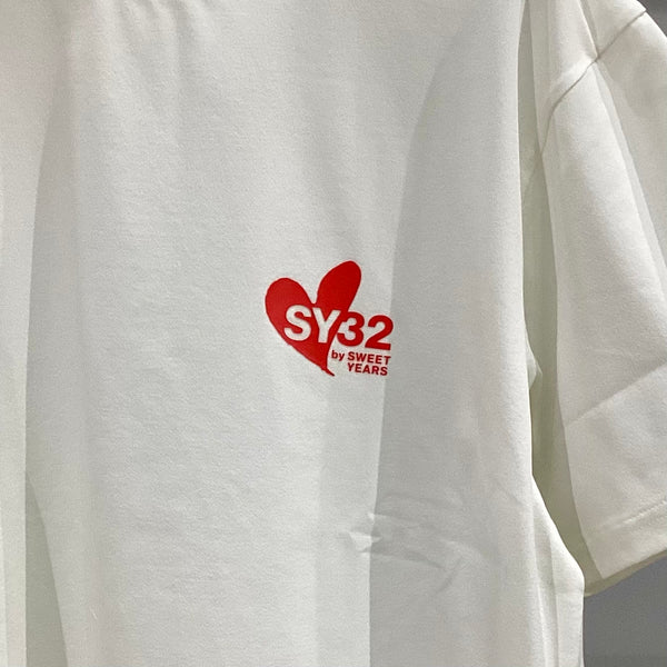 SY32 by SWEET YEARS/エスワイサーティーツーバイスウィートイヤーズ　HEART MIX LOGO TEE