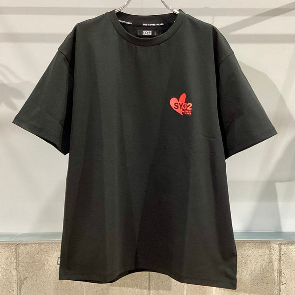 SY32 by SWEET YEARS/エスワイサーティーツーバイスウィートイヤーズ　HEART MIX LOGO TEE
