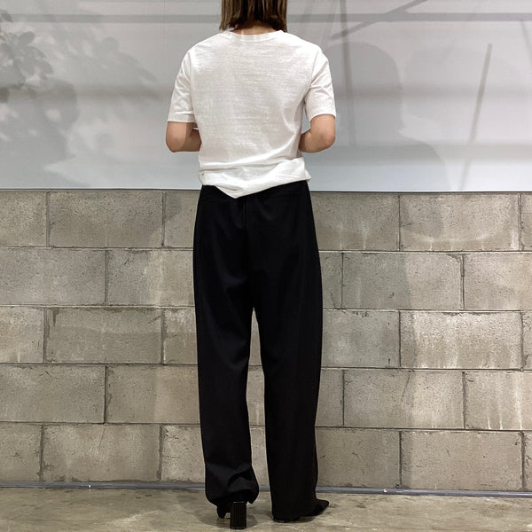MARGAUX VINTAGE/マルゴーヴィンテージ　ロゴウエストタックパンツ