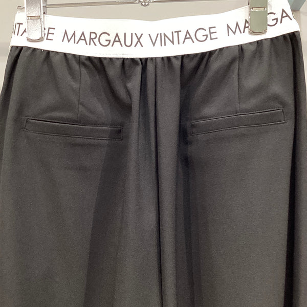 MARGAUX VINTAGE/マルゴーヴィンテージ　ロゴウエストタックパンツ