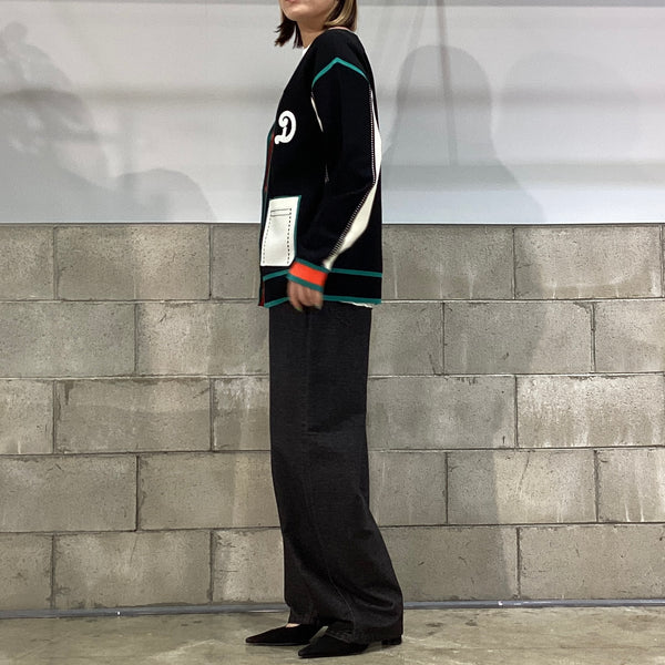 DOUBLE STANDARD CLOTHING ダブルスタンダードクロージング　DSC / レトロカラーダブルジャガードカーデ