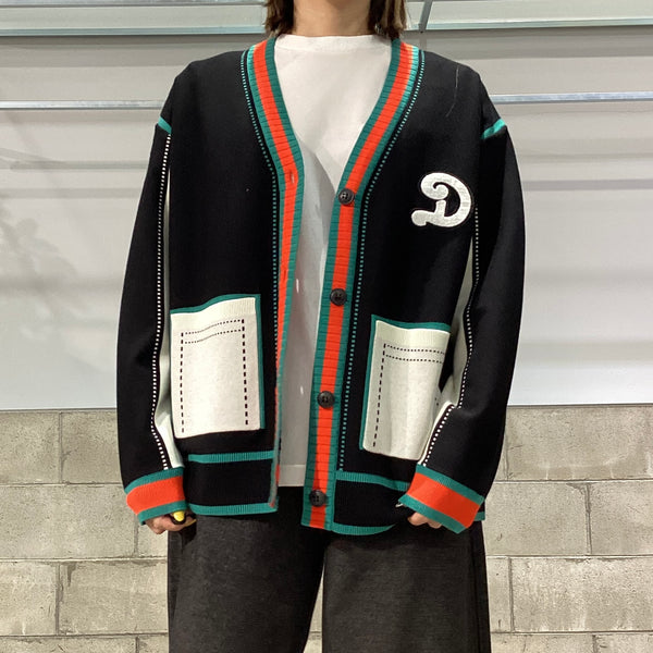 DOUBLE STANDARD CLOTHING ダブルスタンダードクロージング　DSC / レトロカラーダブルジャガードカーデ
