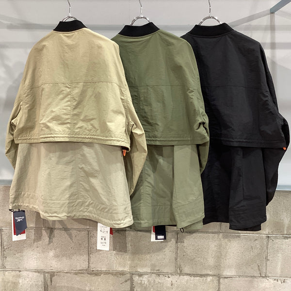 RISLEY/リズレイ　 Layered bomber jacket(レイヤードボンバージャケット)