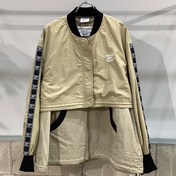 RISLEY/リズレイ　 Layered bomber jacket(レイヤードボンバージャケット)