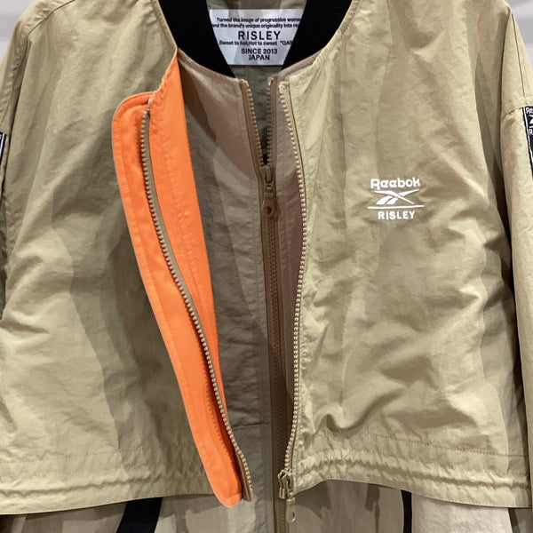 RISLEY/リズレイ　 Layered bomber jacket(レイヤードボンバージャケット)