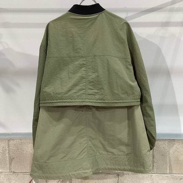 RISLEY/リズレイ　 Layered bomber jacket(レイヤードボンバージャケット)