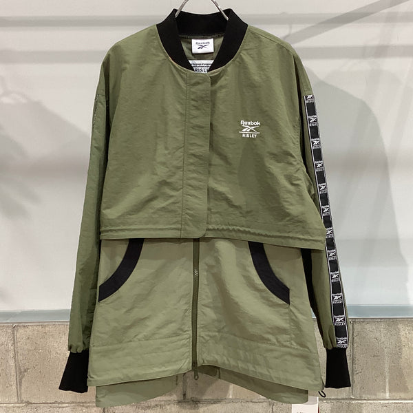 RISLEY/リズレイ　 Layered bomber jacket(レイヤードボンバージャケット)