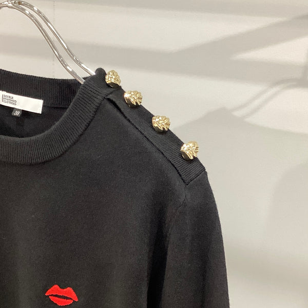DOUBLE STANDARD CLOTHING ダブルスタンダードクロージング　DSC / リップボーダー天竺ニット