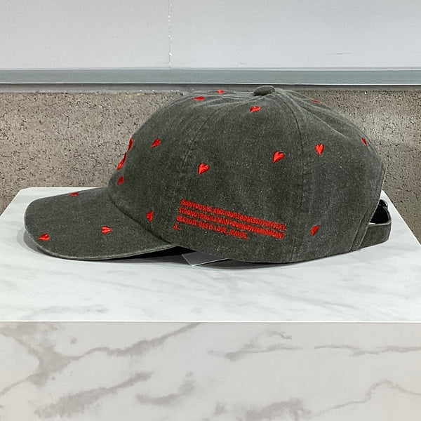 DOUBLE STANDARD CLOTHING ダブルスタンダードクロージング　DSC / ハート刺繍ミリタリーキャップ