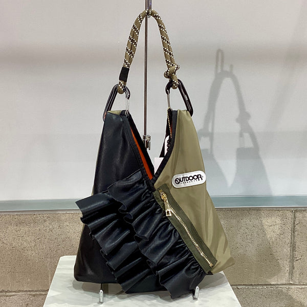 RISLEY/リズレイ　Mini perforated ruffle bag(ミニパーフォレイテッドラッフルバッグ)