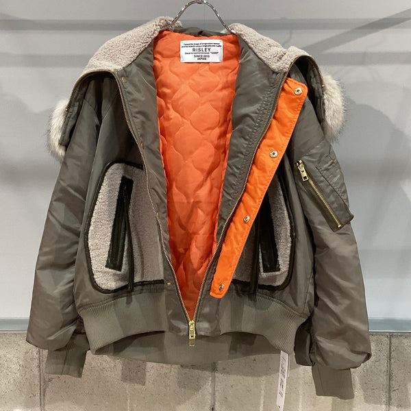 RISLEY/リズレイ　 Big hoodie jacket(ビッグフーディジャケット)
