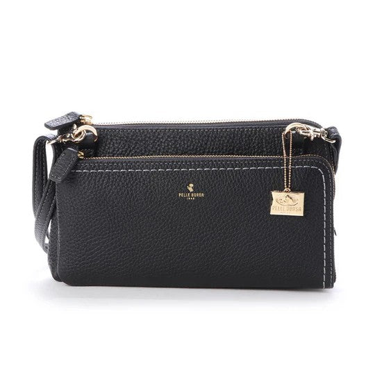 PELLE BORSA/ペレボルサ　お財布ポシェット 2wayクロスボディ/クラッチ Reinette 4704