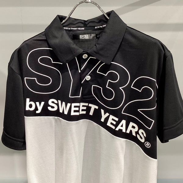 SY32 by SWEET YEARS/エスワイサーティーツーバイスウィートイヤーズ　ACTIVE EXCHANGE BIG LOGO POLO