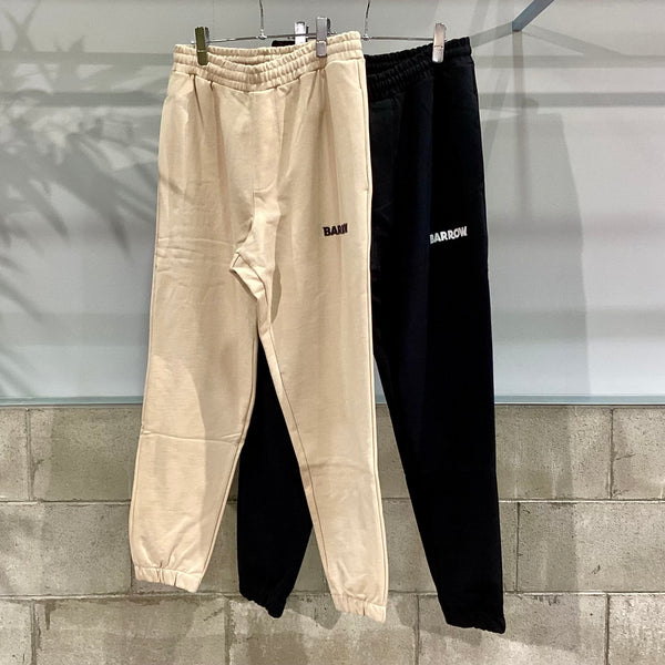 BARROW/バロウ　Ⅰ CONIC SWEATPANTS フロントサイドスマイルロゴ