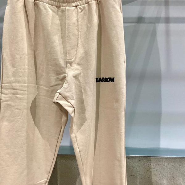 BARROW/バロウ　Ⅰ CONIC SWEATPANTS フロントサイドスマイルロゴ