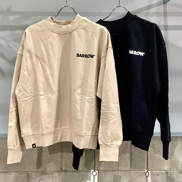 BARROW/バロウ　Ⅰ CONIC SWEATSHIRT フロントサイドロゴ