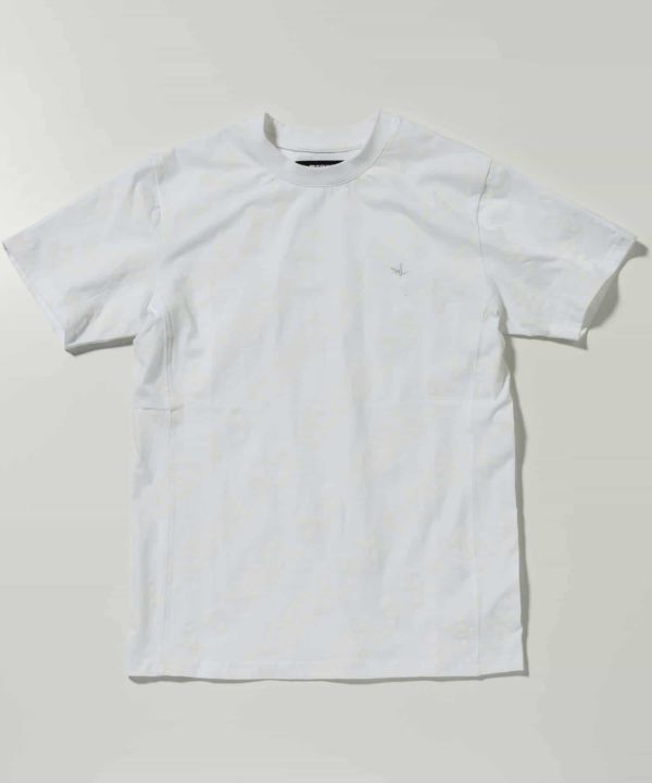 1PIU1UGUALE3 RELAX/ウノピゥウノウグァーレトレ　総柄ロゴ半袖Tシャツ