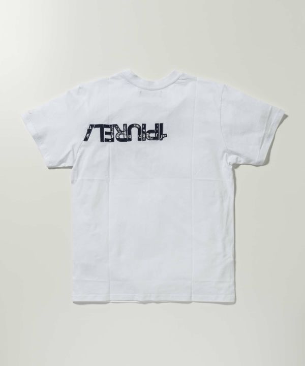 1PIU1UGUALE3 RELAX/ウノピゥウノウグァーレトレ　ペイズリーロゴ半袖Tシャツ